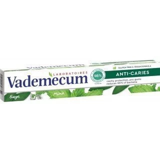 VADEMECUM PASTA 75ML ANTICAVITY+NATUREL