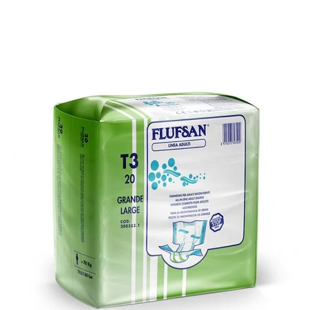 FLUFSAN PELENE ZA ODRASLE 20KOM EKONOMIC LARGE DNEVNE PREKO 70KG