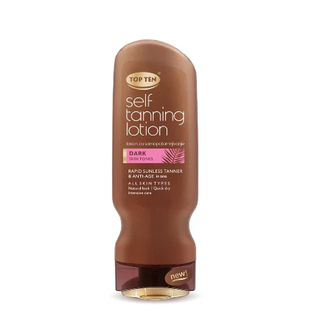 TOP TEN SUN LOSION SELF TANNING DARK SHADE 200ML