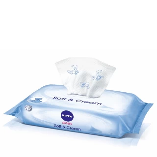 NIVEA BABY VLAŽNE MARAMICE 63 KOM SOFT&CREAM 86244