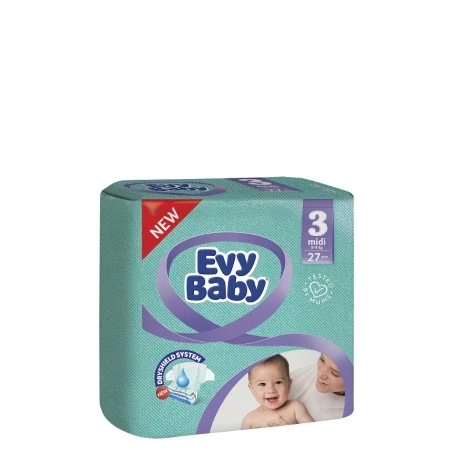 *EVY BABY PELENE STANDARD 3 MIDI 5-9KG/27 KOMADA