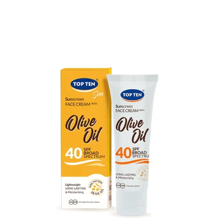 TOP TEN SUN KREMA LICE OLIVA SPF 40 50ML