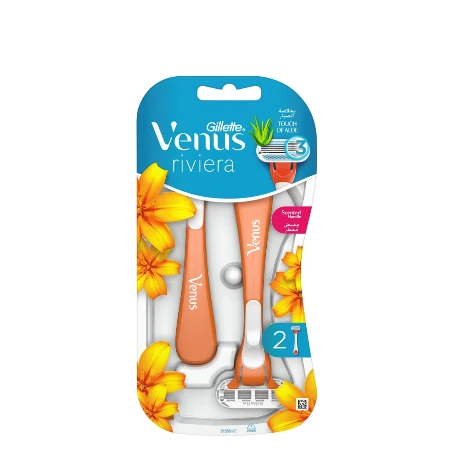 GILLETTE JEDNOKRATNI BRIJAČ VENUS RIVIERA 2 KOM