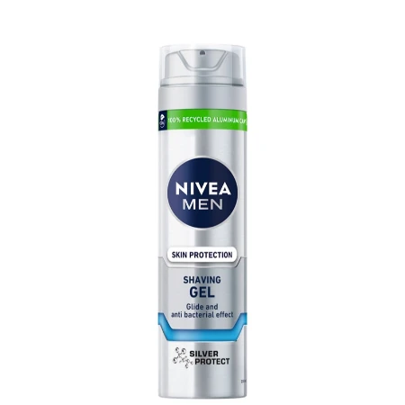 NIVEA GEL ZA BRIJANJE 200ML SILVER PROTECT 81358