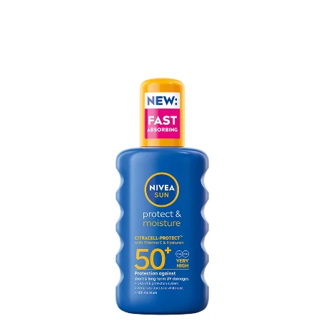 NIVEA SUN LOSION PROTECT&MOISTURE SPF50+ 200ML  SPREY 85669