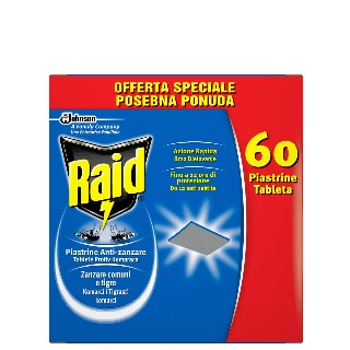 RAID INSEKTICID TABLETE 60 KOM 614859