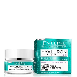 EVELINE KREMA ZA LICE HYALURON CLINIC DAY AND NIGHT 50+ 50ML