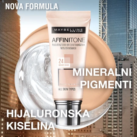 MAYBELLINE TEČNI PUDER AFFINITONE 30ML 24