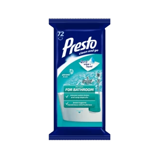 PRESTO VLAŽNE MARAMICE 72KOM KUPATILO