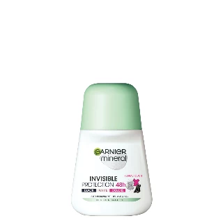 GARNIER ROLL-ON W.50ML INVISIBLE 48H BLACK,WHITE&COLORS