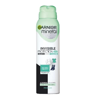 GARNIER DEO W.150ML INVISIBLE BLACK,WHITE&COLORS FRESH