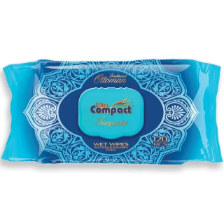 ULTRA COMPACT VLAŽNE MARAMICE 120 KOM TURQUISE