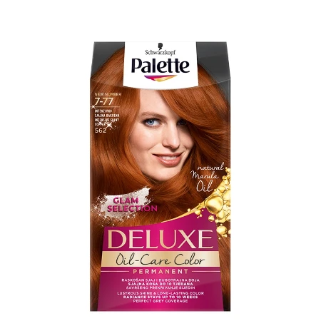 PALETTE DELUXE BOJA ZA KOSU 562 INTENZIVNO SJAJNA BAKARNA 7-77