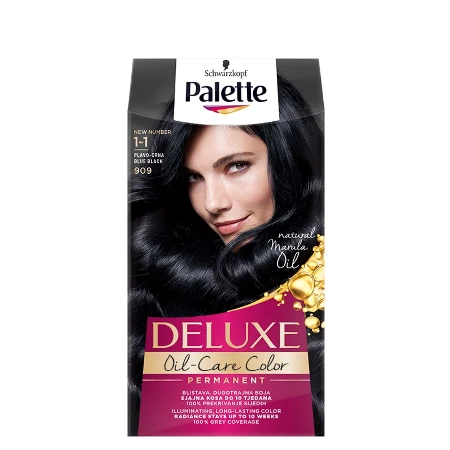 PALETTE DELUXE BOJA ZA KOSU 909 PLAVETNO CRNA