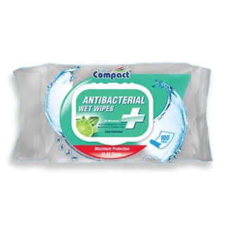 ULTRA COMPACT VLAŽNE MARAMICE 100 KOM ANTIBACTERIAL