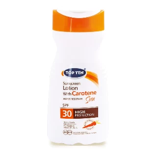 TOP TEN SUN LOSION CAROTENE SPF 30 200ML