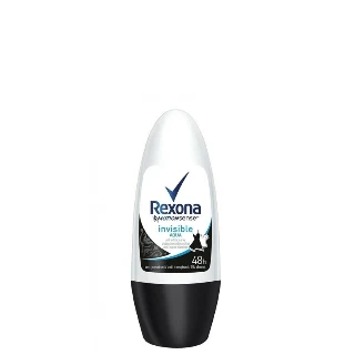 REXONA ROLLON 50ML W INVISIBLE BLACK&WHITE AQUA