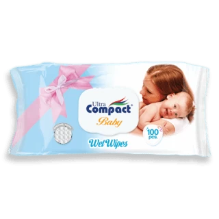 ULTRA COMPACT VLAŽNE MARAMICE 100 KOM SENSITIVE BABY