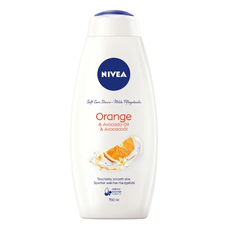 NIVEA GEL ZA TUŠIRANJE 750ML HAPPY TIME ORANGE&BAMBOO MILK
