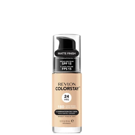 REVLON TEČNI PUDER COLORSTAY ZA KOMBINOVANU/MASNU KOŽU 180