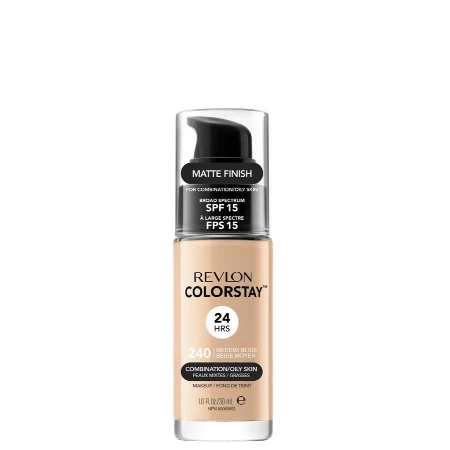 REVLON TEČNI PUDER COLORSTAY ZA KOMBINOVANU/MASNU KOŽU 240