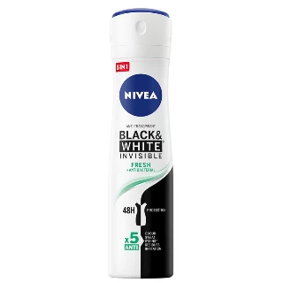 NIVEA DEO W.150ML BLACK&WHITE INVISIBLE CLEAR FRESH 88674