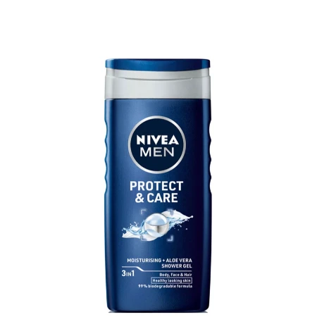 NIVEA GEL ZA TUŠIRANJE 250ML MEN PROTECT&CARE 83611