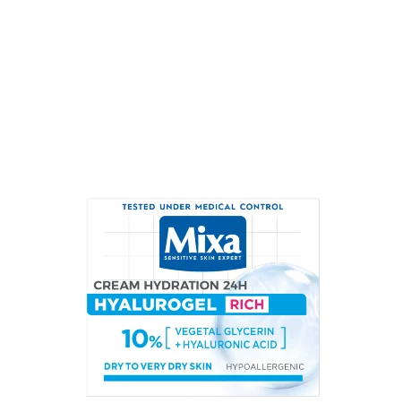 MIXA KREMA ZA LICE 50ML HYALUROGEL INTENSIVE HYDRATION RICH