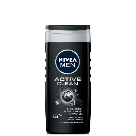 NIVEA GEL ZA TUŠIRANJE 250ML MEN ACTIVE CLEAN 84045