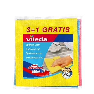 VILEDA KRPA SUNĐERASTA 4 KOM