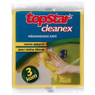 TOP STAR CLEANEX UNIVERZALNE KRPE 3 KOM