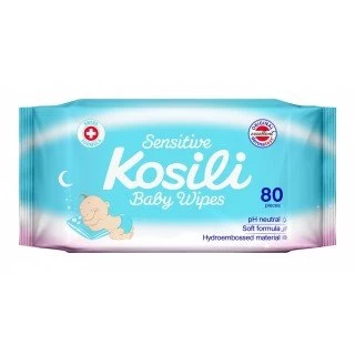 KOSILI VLAŽNE MARAMICE BABY 80KOM PLAVE
