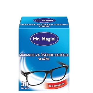 MR.MAGINI MARAMICE ZA ČIŠĆENJE NAOČARA VLAŽNE 30 KOM