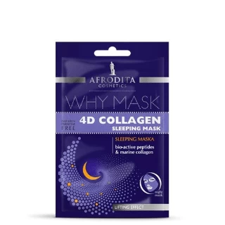 AFRODITA MASKA ZA LICE 4D COLLAGEN 2X6ML
