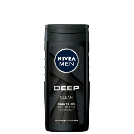 NIVEA GEL ZA TUŠIRANJE 250ML MEN DEEP CLEAN 84086