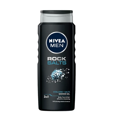 NIVEA GEL ZA TUŠIRANJE 500ML MEN ROCK SALT 84085