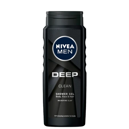 NIVEA GEL ZA TUŠIRANJE 500ML MEN DEEP CLEAN 84092