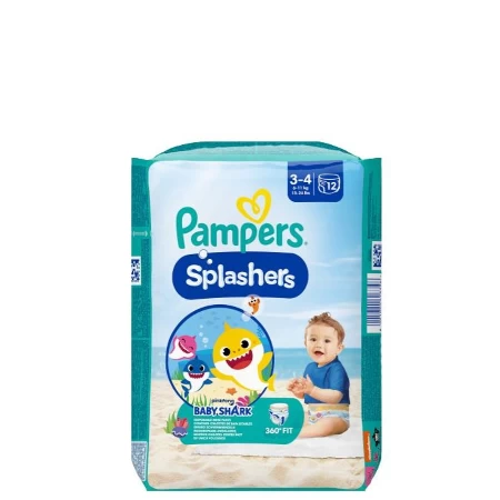 PAMPERS GAĆICE SPLASHERS 3 MIDI 12KOM