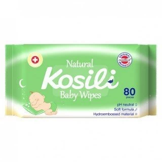 KOSILI VLAŽNE MARAMICE BABY 80KOM NATURAL ZELENE
