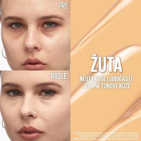 MAYBELLINE KOREKTOR TEČNI ERASER EYE INSTANT ANTI-AGE YELLOW