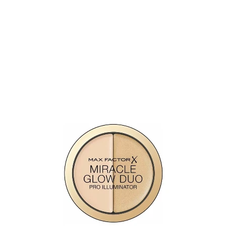 MAX FACTOR HIGHLIGHTER MIRACLE GLOW DUO 10 LIGHT