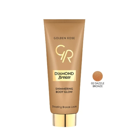 GOLDEN ROSE LOSION ZA TELO 75ML DIAMOND BREEZE SHIMMERING BODY 02