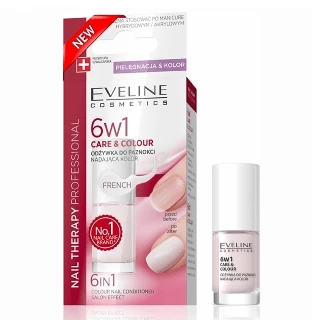 EVELINE LAK CARE&COLOUR 6IN1 FRENCH 5ML