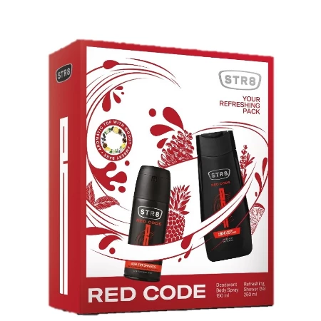STR8 SET S6 RED CODE(DEO 150ML+SHOWER GEL 250ML)