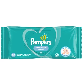 PAMPERS VLAŽNE MARAMICE FRESH CLEAN 52KOM