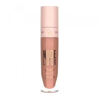 GOLDEN ROSE RUŽ TEČNI NUDE LOOK VELVETY MATTE LIPCOLOR 001