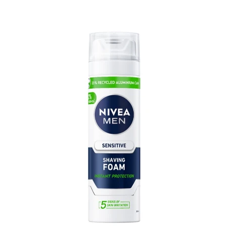NIVEA PENA ZA BRIJANJE 200ML SENSITIVE 81720