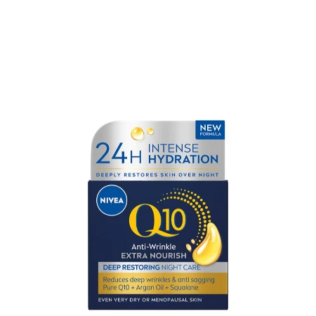 NIVEA VISAGE KREMA 50ML Q10 EXTRA NOURISHING NOĆNA 84977