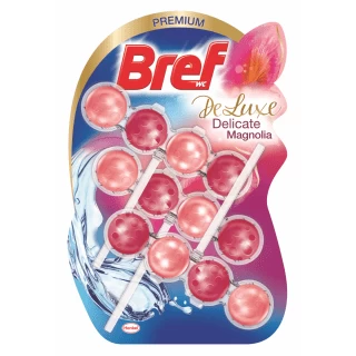 BREF WC KUGLICE 3X50G DELUXE MAGNOLIA DELICATE