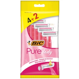 BIC W 3 PURE LADY PINK - 6 KOM